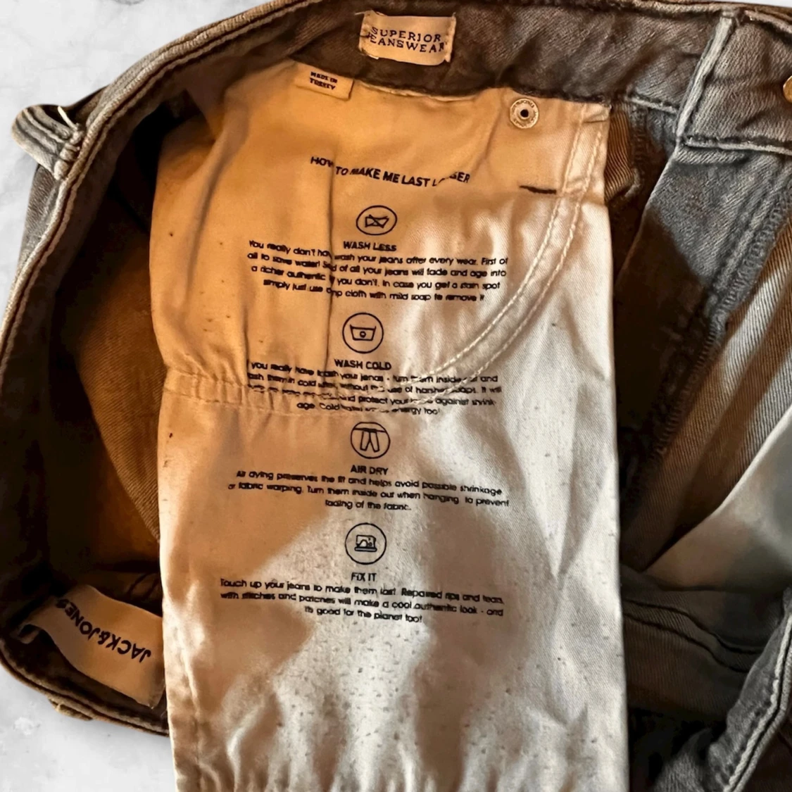 Grå jeans från Jack & Jones, regular fit - 4