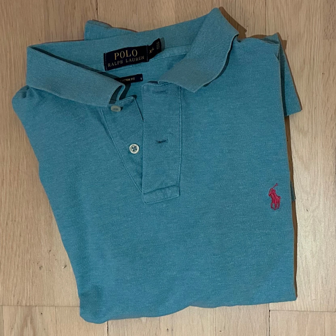 Blå pikétröja från Polo Ralph Lauren