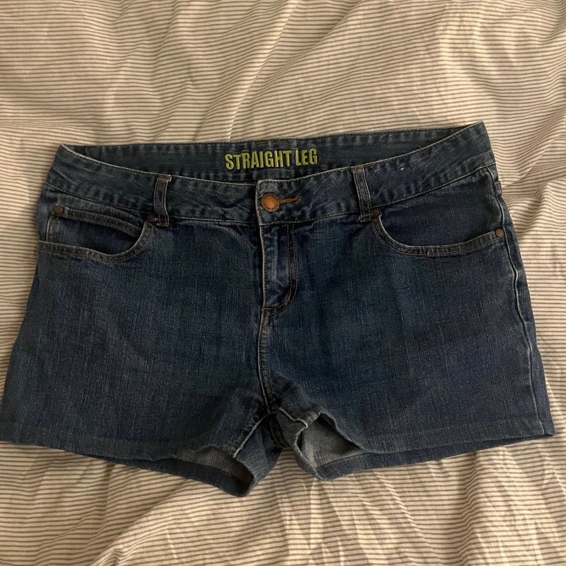 Blå jeansshorts Straight Leg xl-xxl
