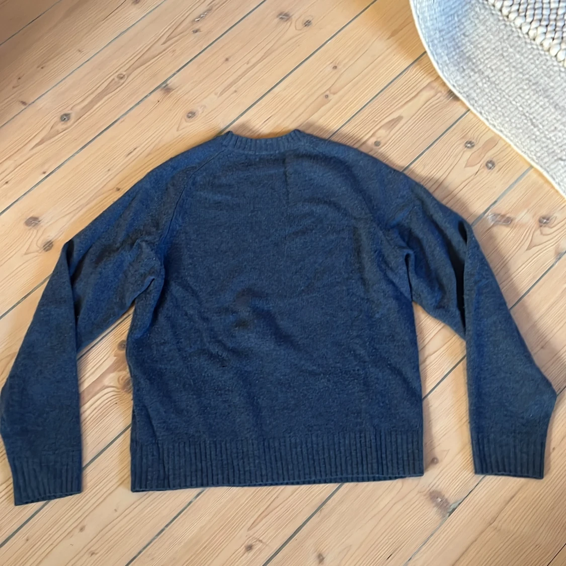 Blå stickad tröja från Uniqlo XS - 2