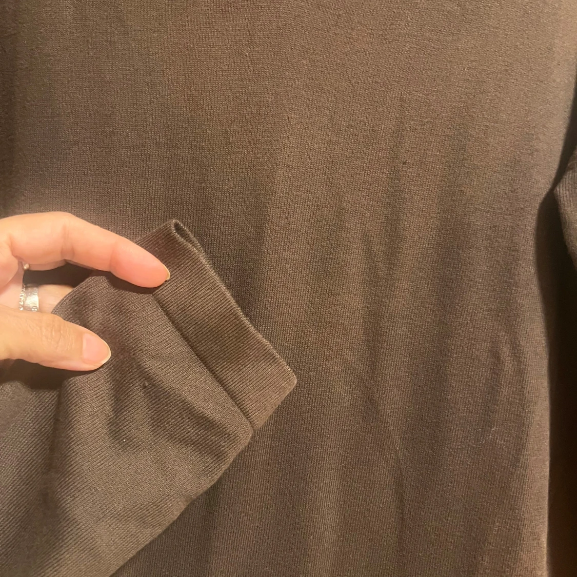 Brun v-ringad tröja Filippa K - 3