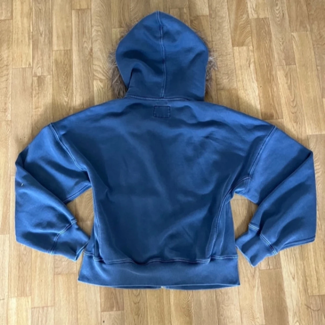 Oversized Abercrombie&Fitch zip with fur  - 1