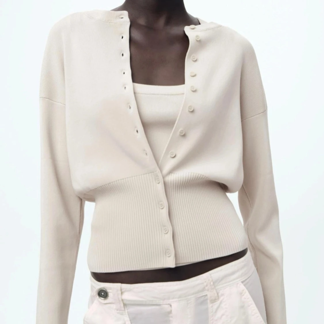 Åtsittande kofta - 90