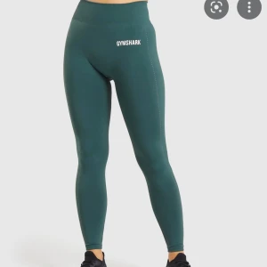 Gymshark tights  - Gymshark breeze dark green(två första bilderna) strl xs, knappt använda. Verkar ej säljas längre