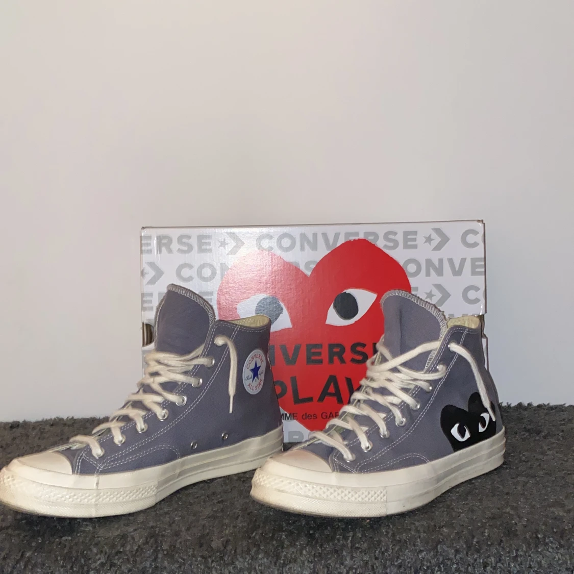 Comme des garcons Converse höga