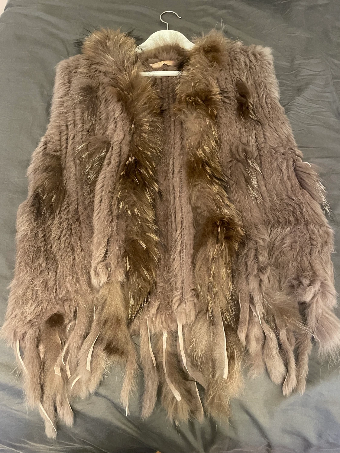 Pälsväst, äkta päls, strlk s/m