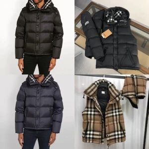 BURRBERY Årets populär jacka p samtidigt väst  - Burrbery Årets populär jacka och avtagbar armar så blir väst 3XS TILL 3XL SVART FÄRG 