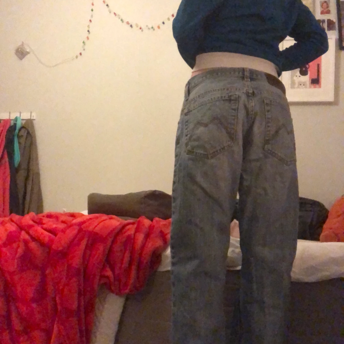 Lågmidjade Baggy Jeans - 91