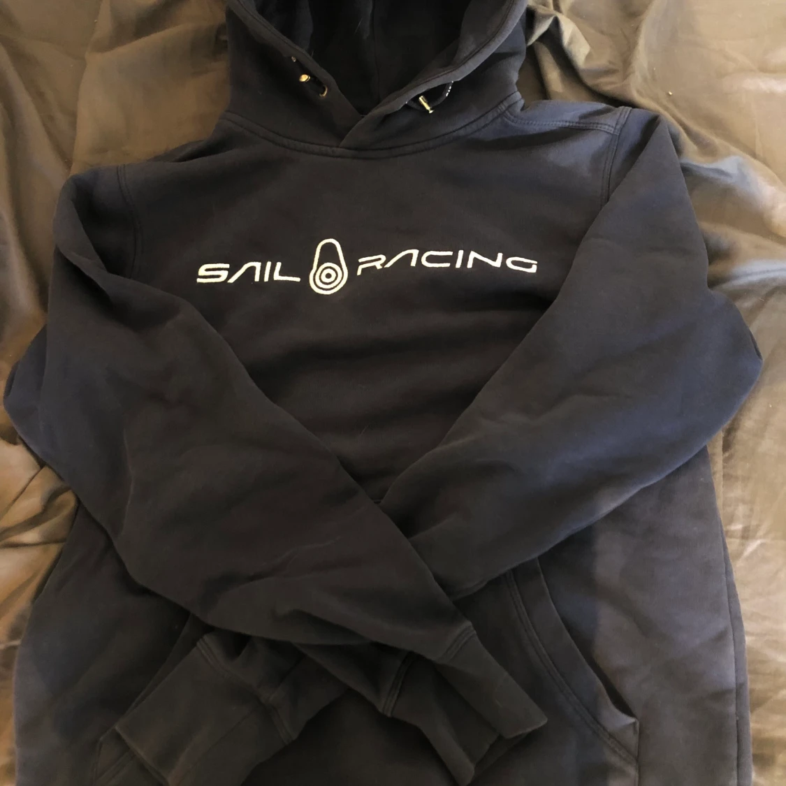 Marinblå Sail racing hoodie, stl S - 90