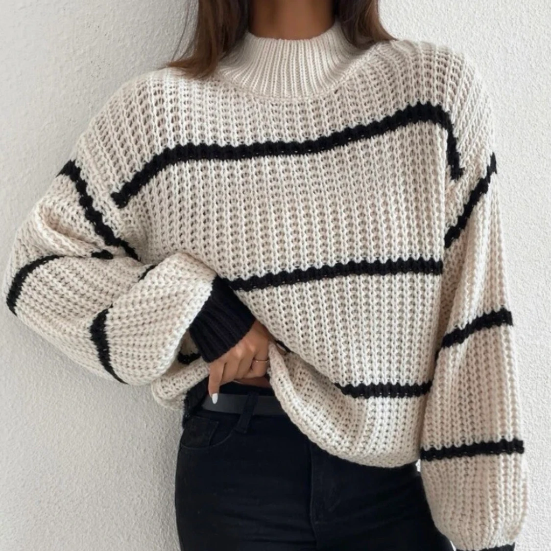 Stickad tröja storlek s 