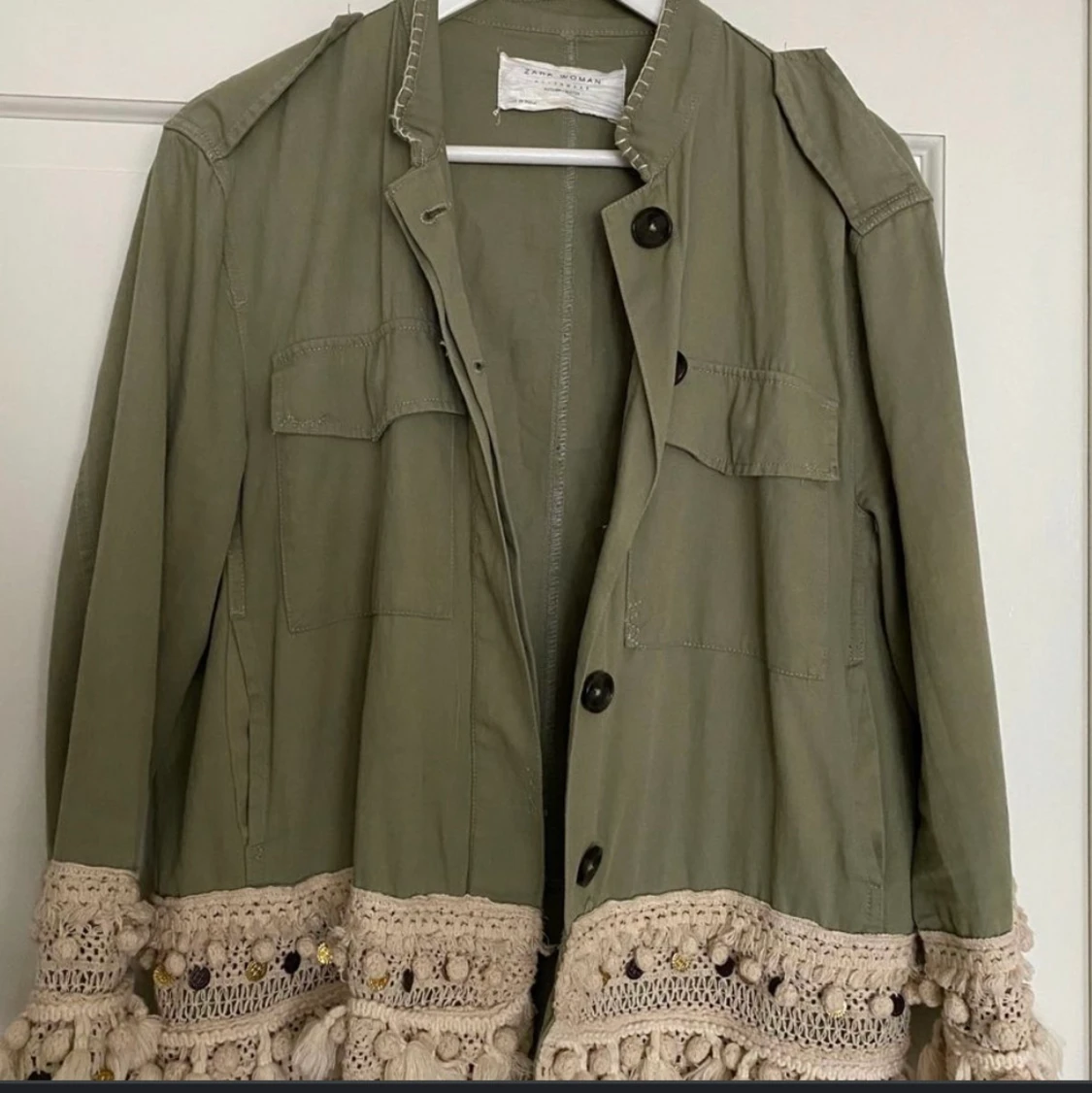 Grön jacka från zara