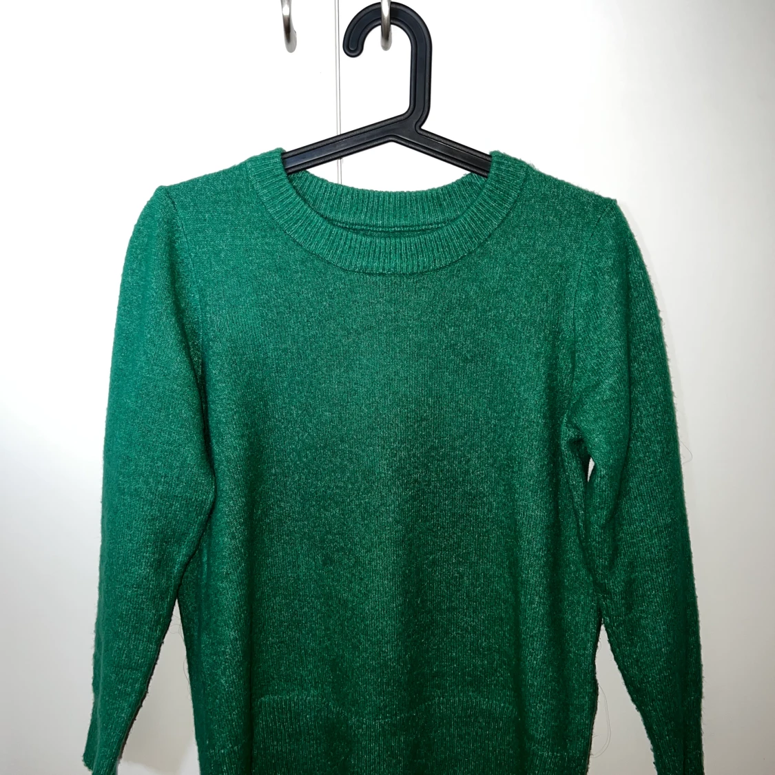 Grön stickadtröja