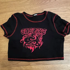 T-shirt från H&M  - T-shirt från H&M, köpt i höstas använd fåtal gånger i fint skick. Storlek M ( Väldigt liten i storlek)