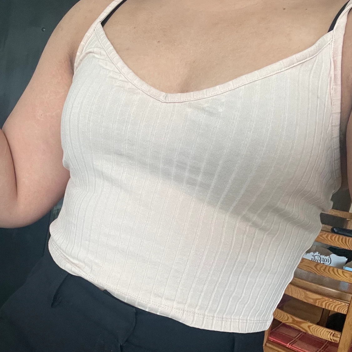 Ljusrosa croptop