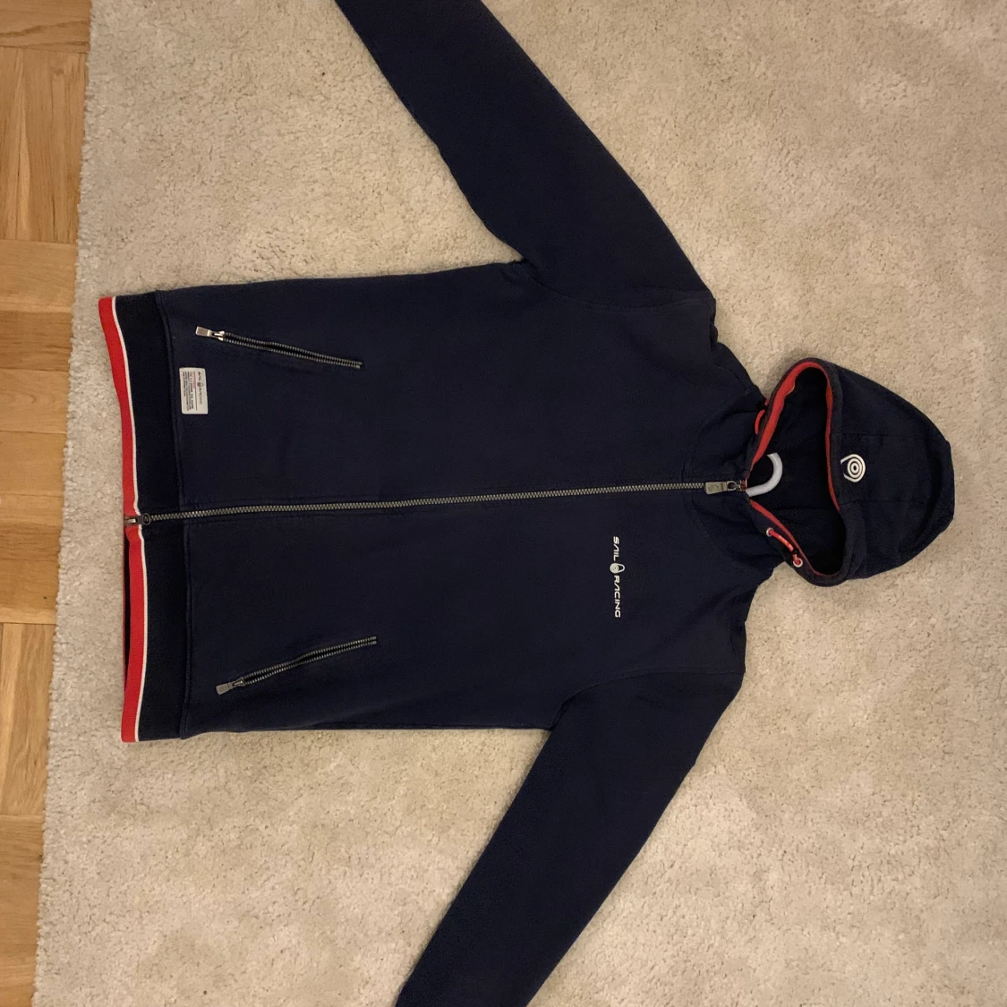 Zip hoodi, sail racing 