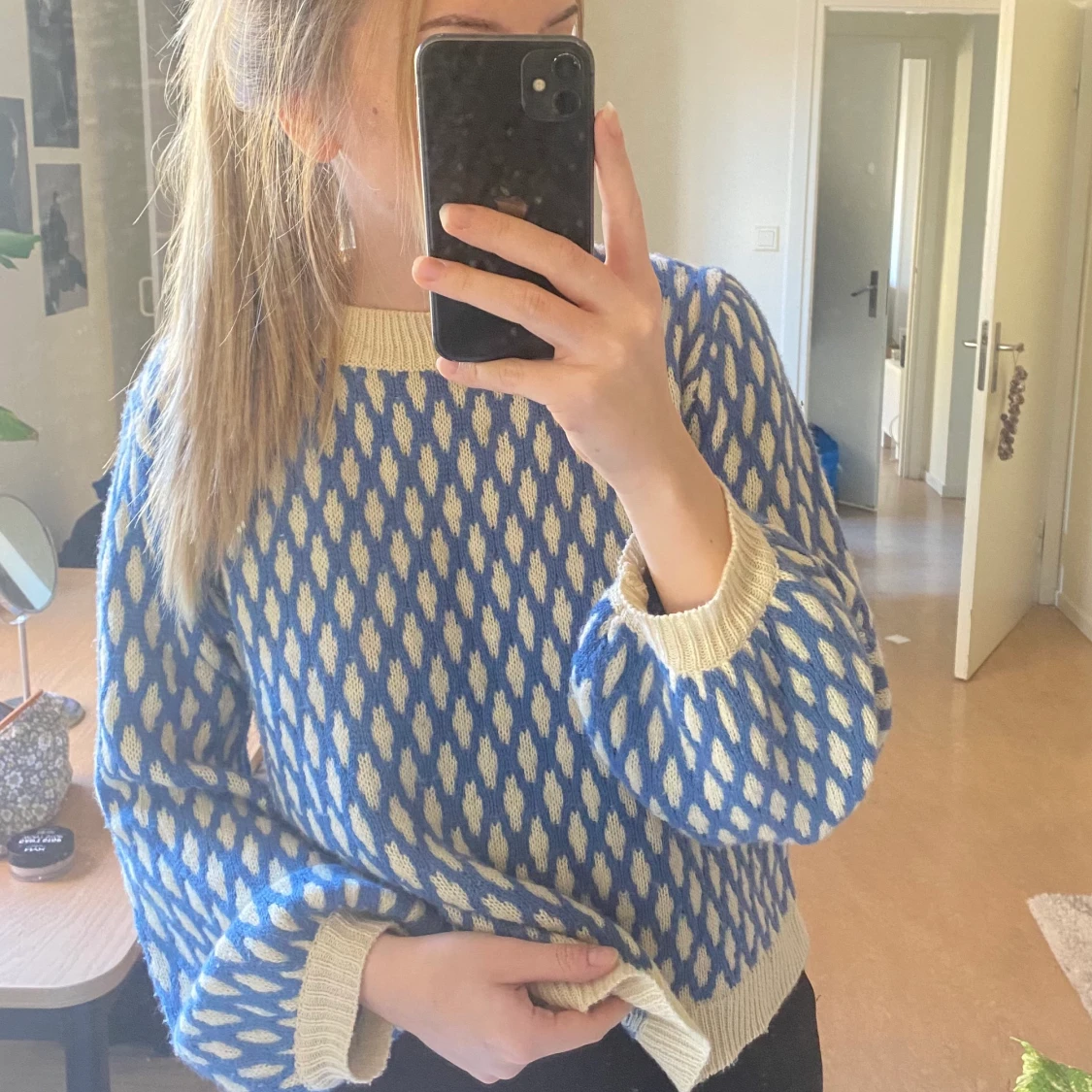 Stickad tröja  - 90