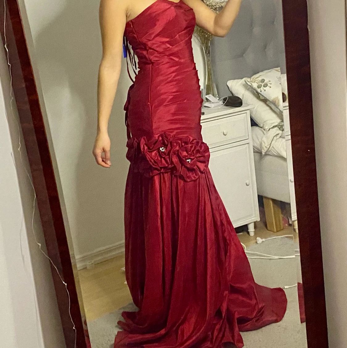 Röd balklänning - 90