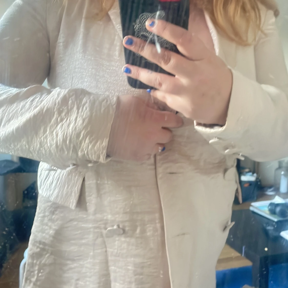 Beige kavaj från ginatricot  - 90