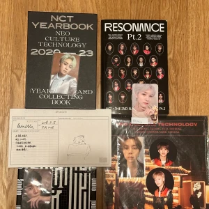 NCT KPOP - Nct 2020 collect book Kim pc 450kr Nct 2020 70kr Nct 2018 Jeno 200kr Nct 127 neo zone 190kr