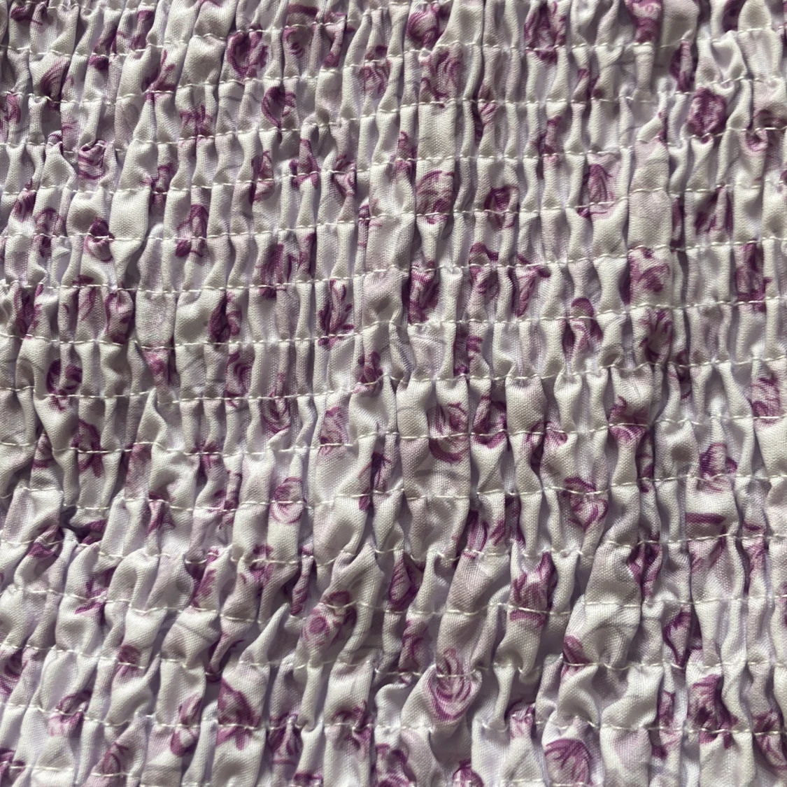 Lila blommig kjol xs - 90