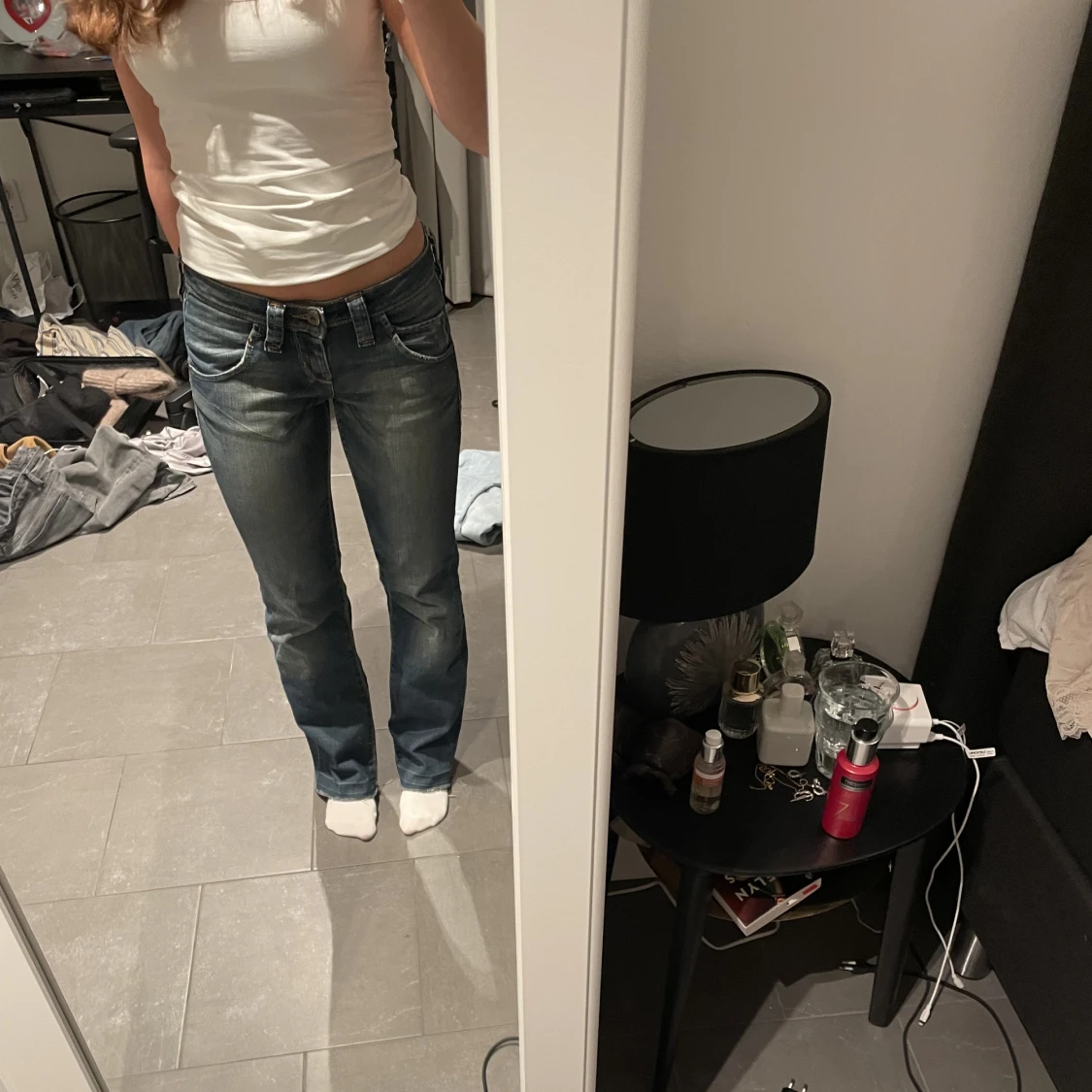 Lågmidjade jeans - 90