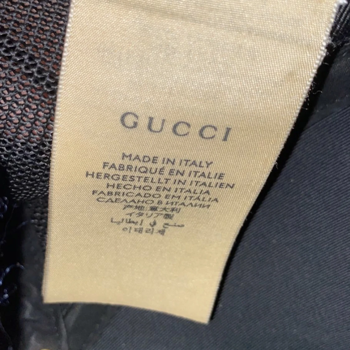 Byter/säljer svart orm Gucci keps äkta  - 91