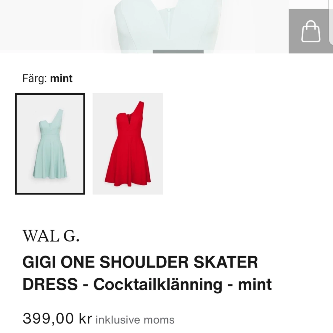 Klänning pastell strl S - 91