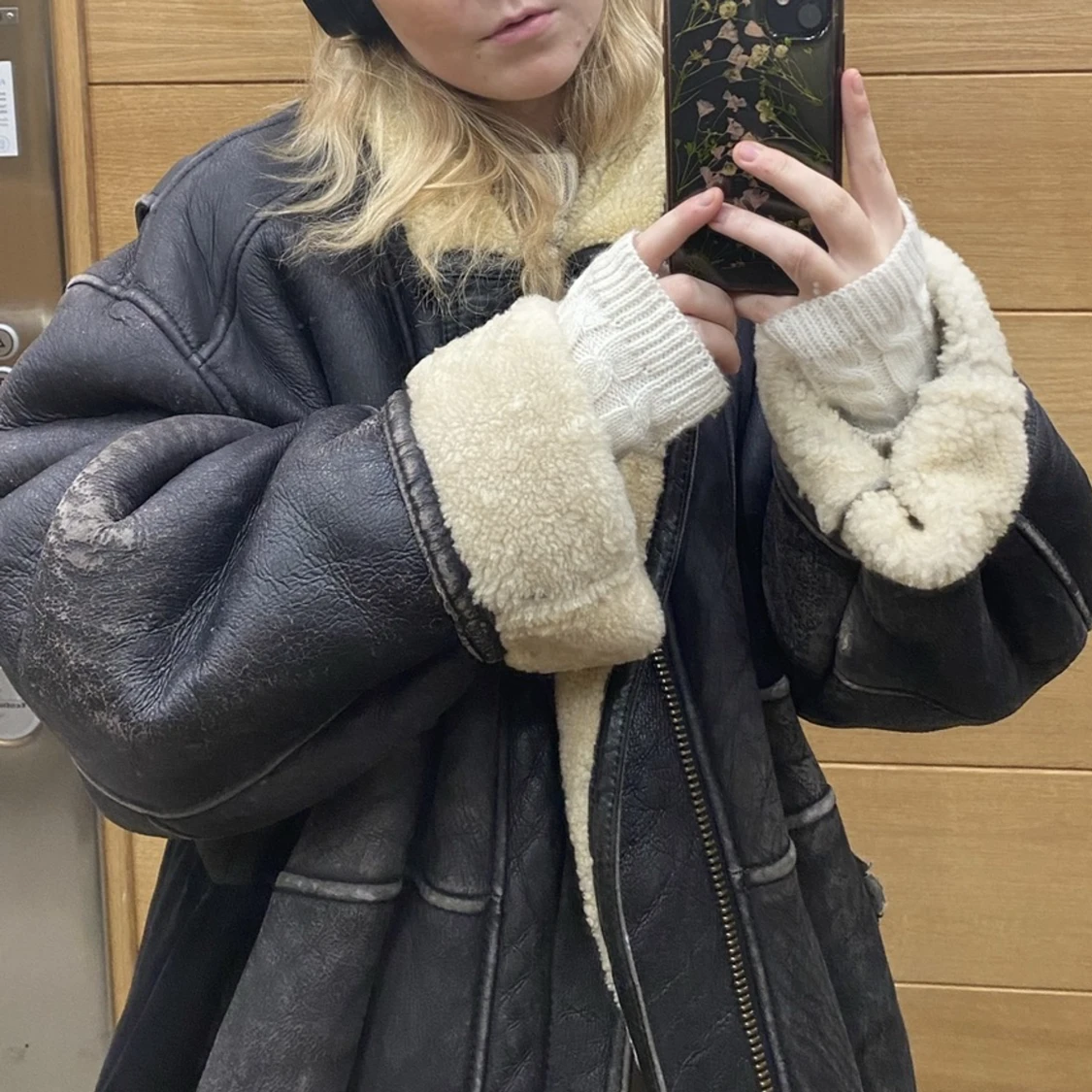 Shearling jacka