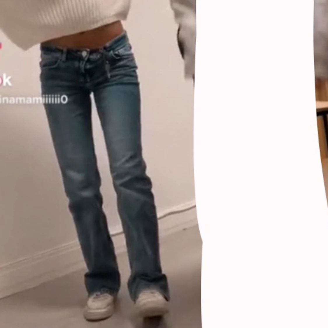 Lågmidjade jeans