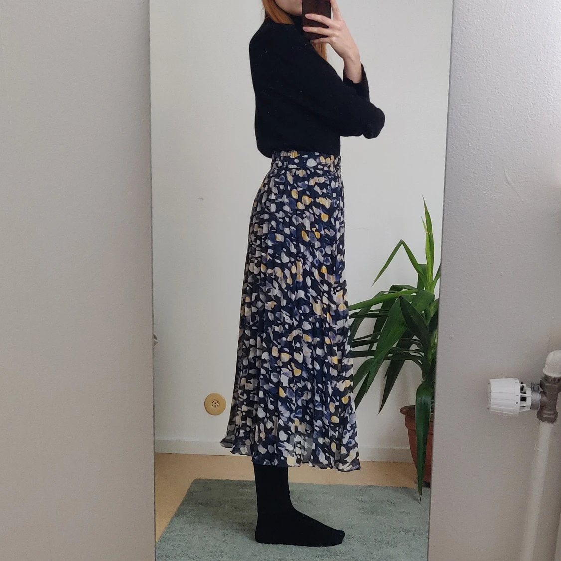 Mönstrad långkjol - 90