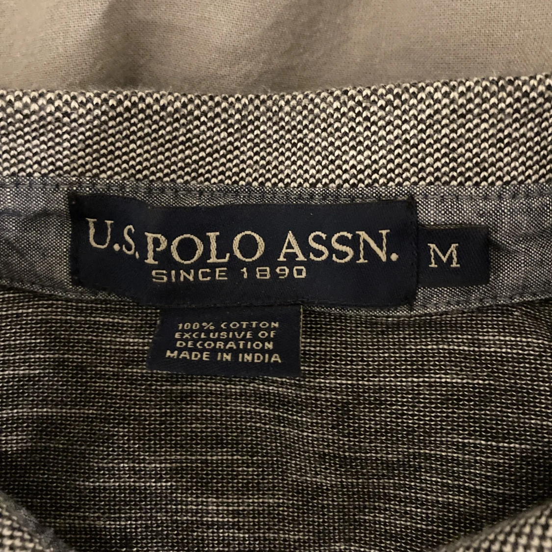 U.S polo assn piké grå med röd logga - 91