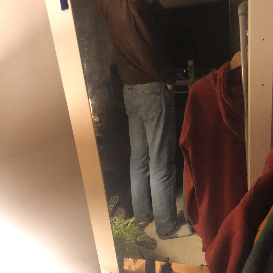 Ljus Blåa Relaxed-Fit H&M Jeans - 90