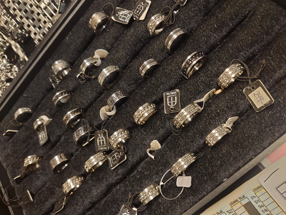 Ringar, Armband, Halsband Rostfritt