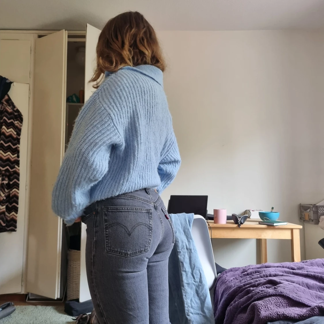 Levis 501 jeans svart/gråaktiga .  - 91