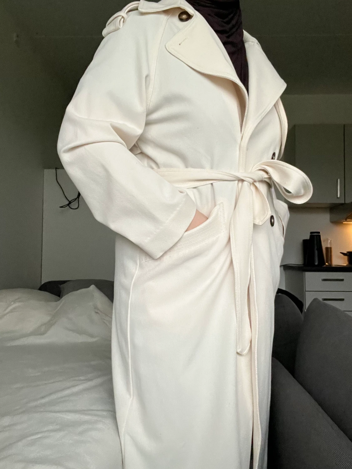 French coat white