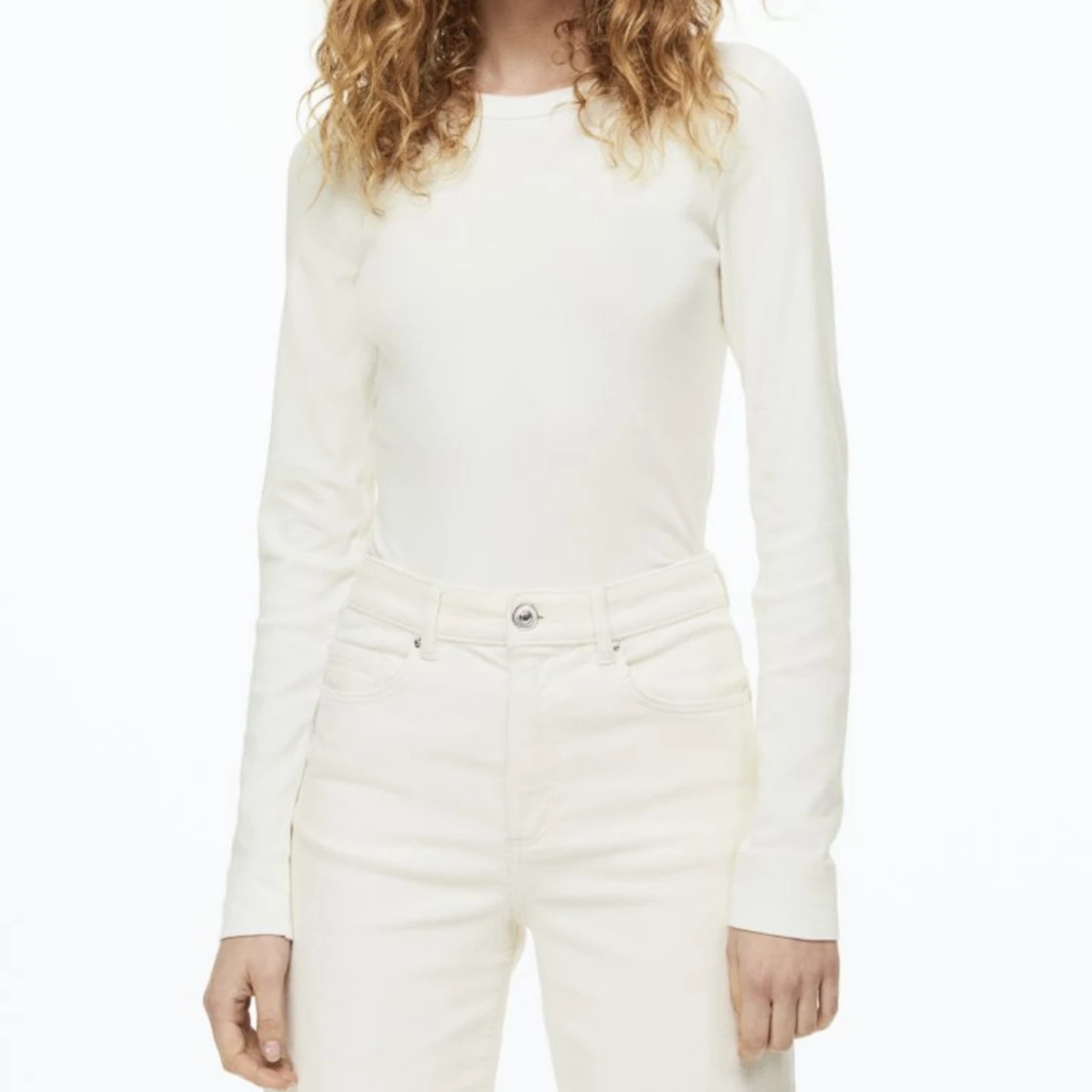 Ribbad topp i modalmix HM - 90