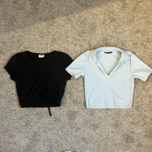 Toppar - Två toppar. Svarta från noisy may och blåa från zara. Styckpris 20kr. Båda för 30