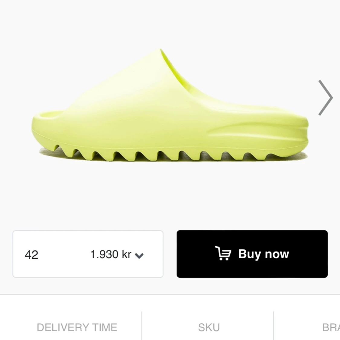 Yeezy slide glow green - 90