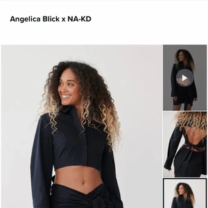 Skjorta med öppen rygg - Säljer denna as snygga toppen från Angelica blicks kollektion med nakd. Den är aldrig använd därmed sitter lappen kvar, det var inte riktigt min stil så hoppas det är någon annans! 