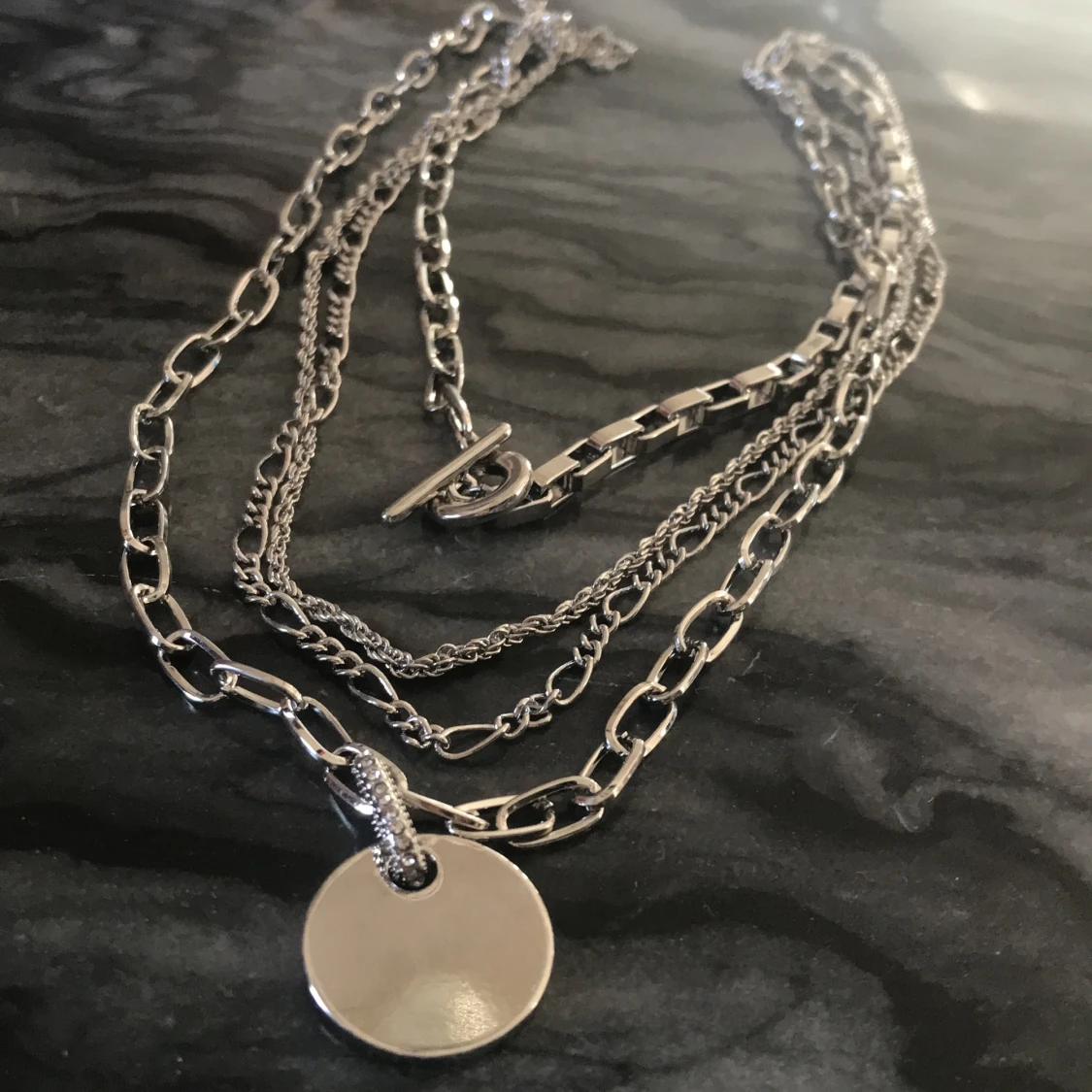 Halsband silver - 90