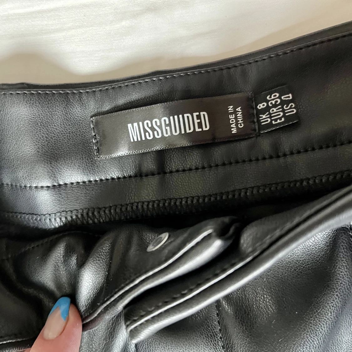 Missguided pu-byxor - 90