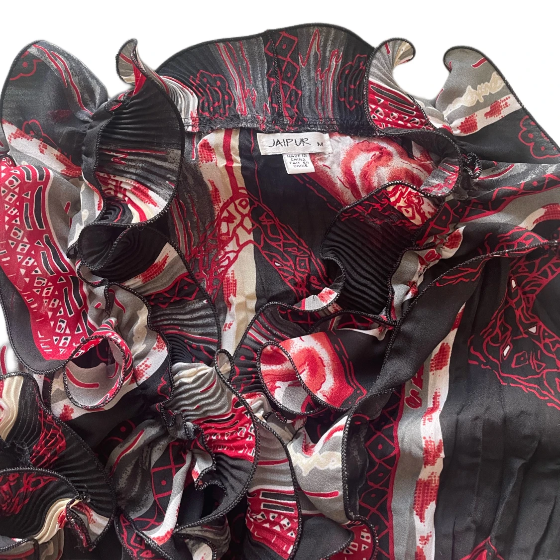 Blus med volang  - 90