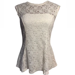 Spets topp - Vit spets topp 