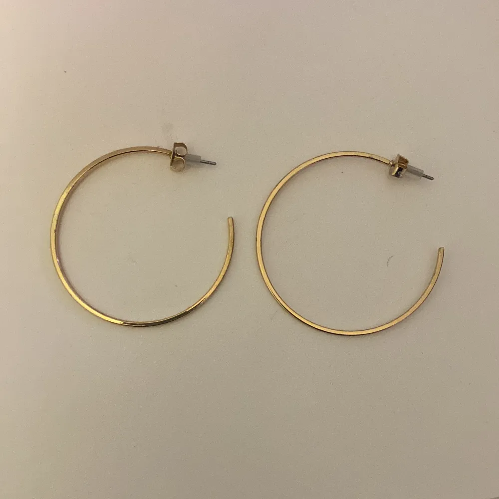 Guldfärgade örhängen från H&M. Aldrig använda, inga skador! . Accessoarer.