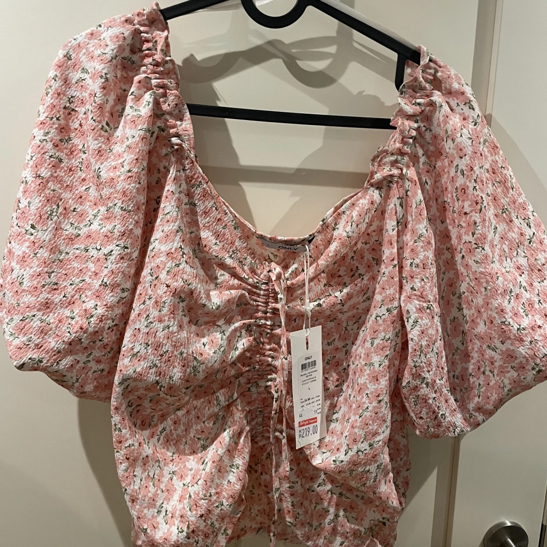 Somrig blommig topp - 90