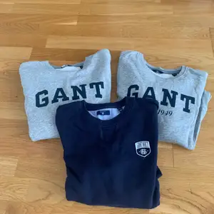 Säljer 3 st gant sweatshirt 3 pack för en bra peng. Alla är i storlek 170cm. Hör av er om ni har fler frågor.