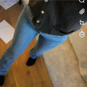 blå zara jeans  - zara jeans storlek 36💕 