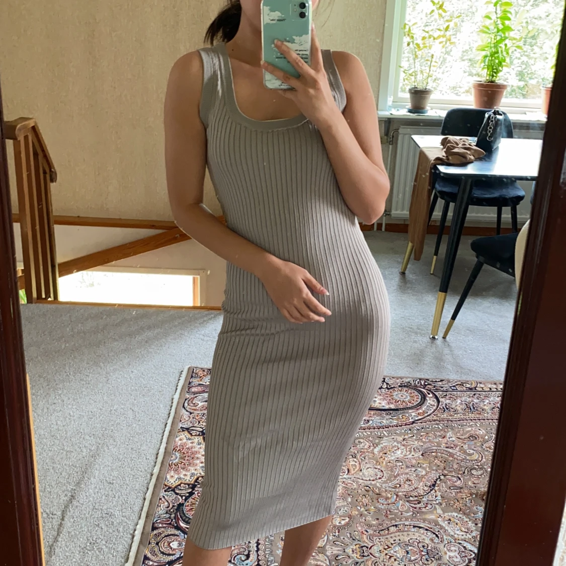 Lång klänning från hm storlek S