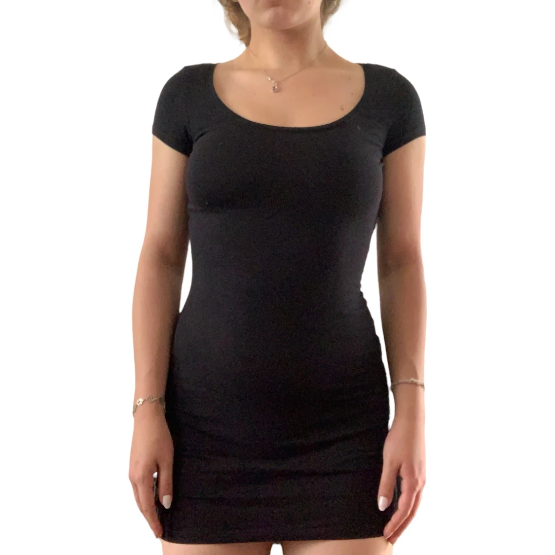 Svart Bodycon Klänning