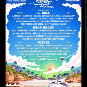 Rolling loud Portugal 2022 - 2 biljetter - Säljer då jag köpte biljetterna 2020 och tyvärr inte kan gå längre. Köp BÅDA nu för 4000kr (värde 3630kr/styck) eller buda(priset kan möjligtvis sänkas,kan även sälja separat) 